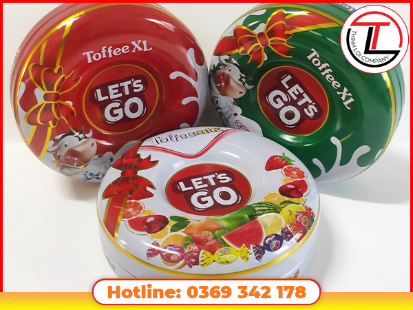 Hộp Kẹo Bằng Thiếc